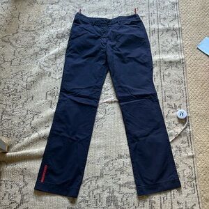 Prada navy blue trousers